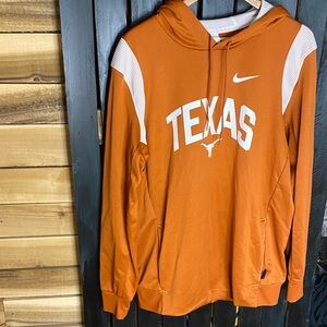 Nike Texas Longhorns On Field Therma fit Hoodie with White Accents L pullover
